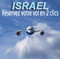 R&eacute;servez en ligne votre vol pour Isra&euml;l