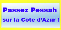 Pessah sur la Côte d'Azur